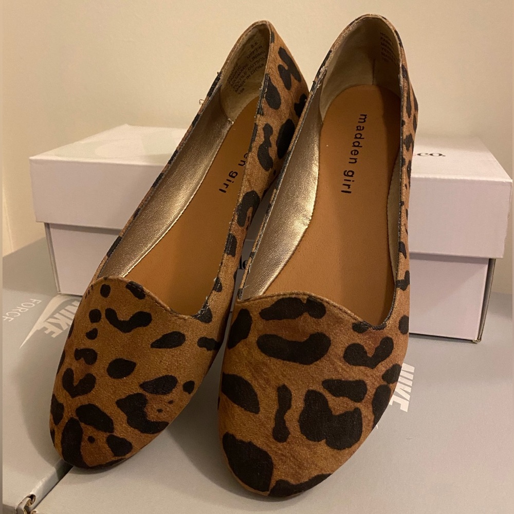 Madden Girl Leopard Print Flats